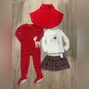 Carter’s Christmas Girls 5T Bundle